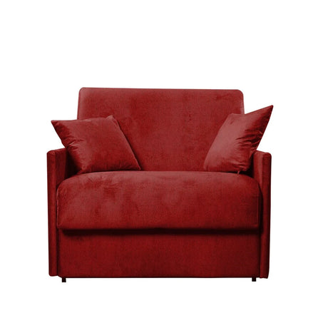 Poltrona letto trasformabile con materasso alto 18 cm e rivestimento sfod