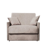 Poltrona letto trasformabile con materasso alto 18 cm e rivestimento sfoderabile