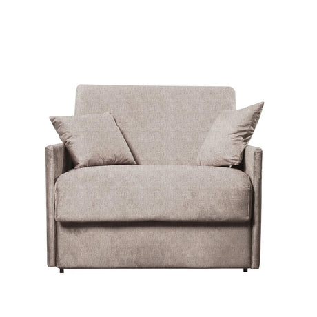 Poltrona letto trasformabile con materasso alto 18 cm e rivestimento sfoderabile