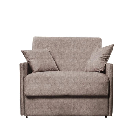 Poltrona letto trasformabile con materasso alto 18 cm e rivestimento sfoderabile