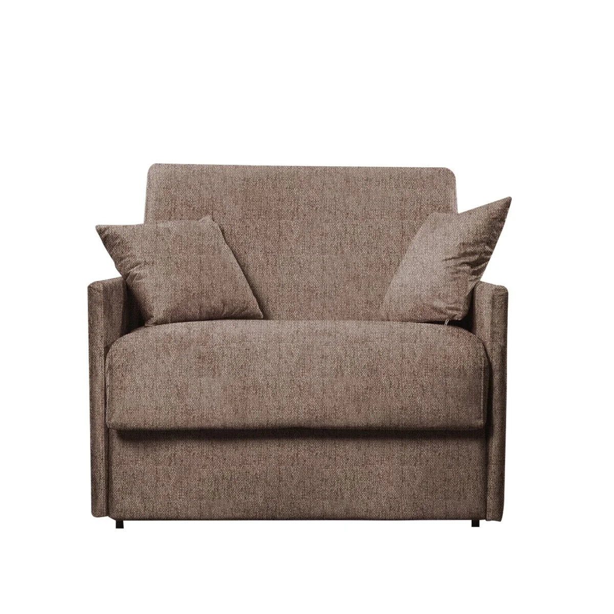 Poltrona letto trasformabile con materasso alto 18 cm e rivestimento sfoderabile