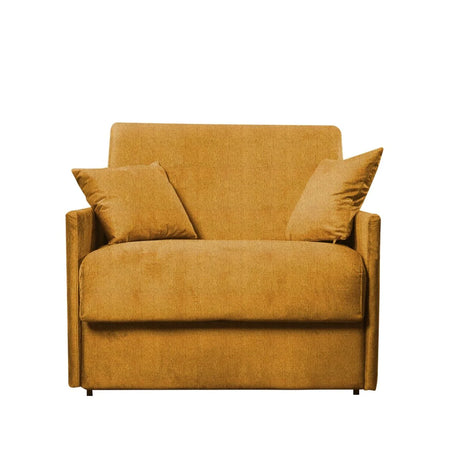 Poltrona letto trasformabile con materasso alto 18 cm e rivestimento sfoderabile

