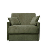 Poltrona letto trasformabile con materasso alto 18 cm e rivestimento sfoderabile

