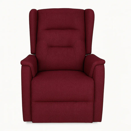 Poltrona Queen relax elettrica in tessuto con doppio motore, funzione alzapersona e roller system