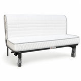 Pronto Letto Ischia trasformabile e salvaspazio, disponibile singolo, una piazza e mezza e matrimoniale. Colori avorio, tortora e grigio.