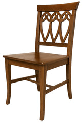 Sedia Goccia in legno massello di faggio, design classico ed elegante Made in Italy