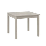Tavolo allungabile 90x90 cm in legno quercia bianca con apertura a libro