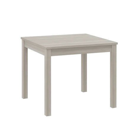 Tavolo allungabile 90x90 cm in legno quercia bianca con apertura a libro