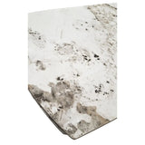Tavolo Angel 160 cm allungabile a 240 cm, con piano in ceramica effetto marmo calacatta e struttura cashmere.