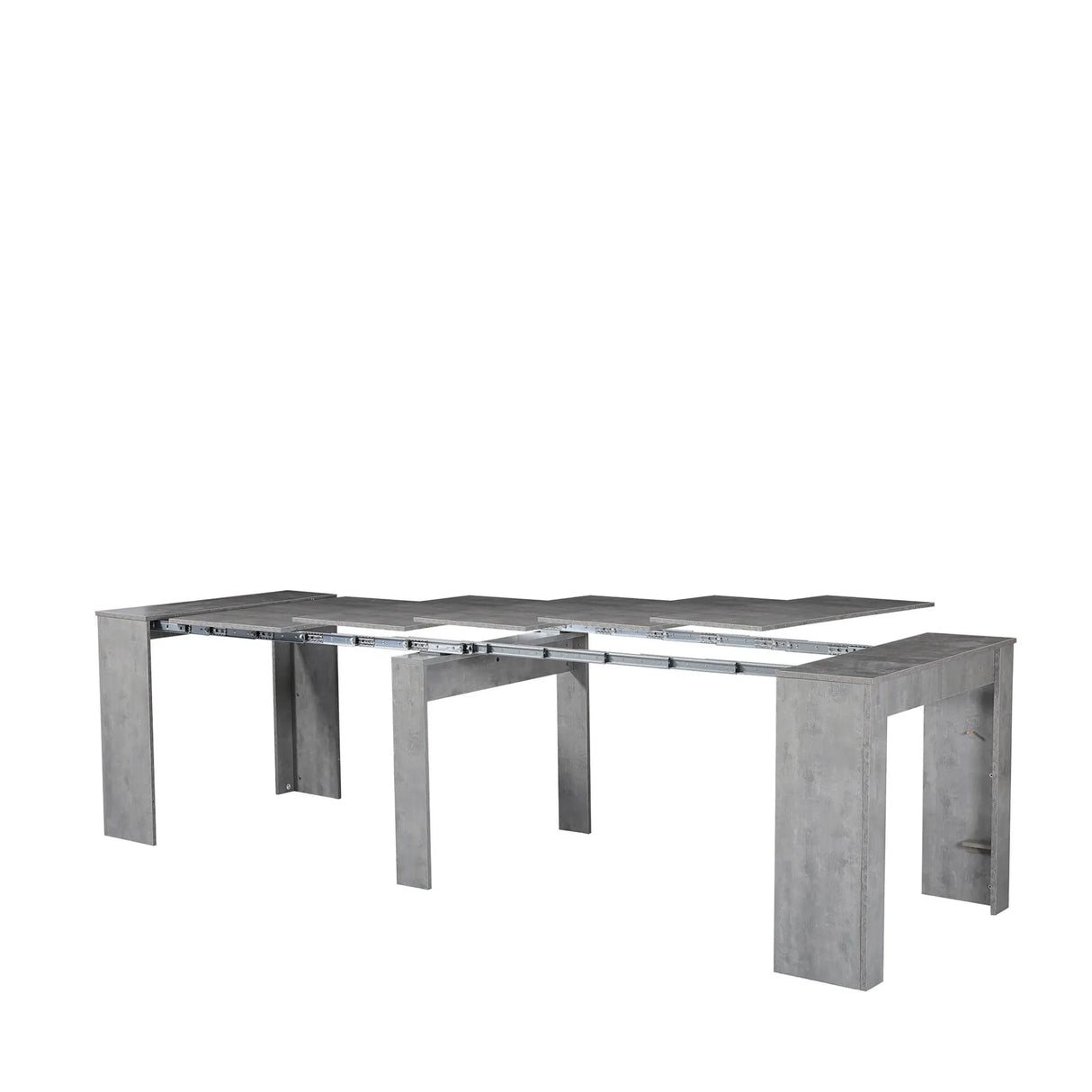 Tavolo consolle Artic allungabile fino a 300 cm in legno rovere, design moderno e salvaspazio per sala da pranzo o soggiorno

