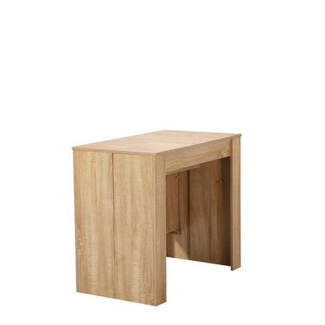 Tavolo consolle Artic allungabile fino a 300 cm in legno rovere, design moderno e salvaspazio per sala da pranzo o soggiorno


