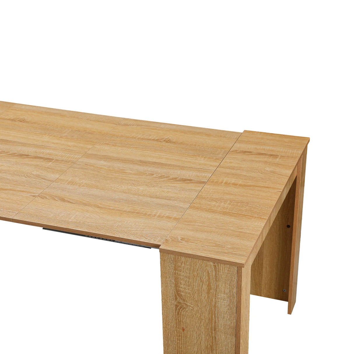 Tavolo consolle Artic allungabile fino a 300 cm in legno rovere, design moderno e salvaspazio per sala da pranzo o soggiorno