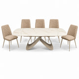 Tavolo Fly allungabile da 160 a 240 cm con piano in ceramica e base in metallo verniciato. Disponibile in due varianti di colore