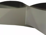 Tavolo Infinity Ceramic allungabile con top in vetroceramica marmo bianco e struttura in metallo oro opaco