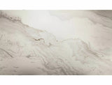 Tavolo Infinity Ceramic allungabile con top in vetroceramica effetto marmo bianco e struttura in metallo nero